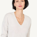 Ella Cashmere V - neck Sweater - Not Monday