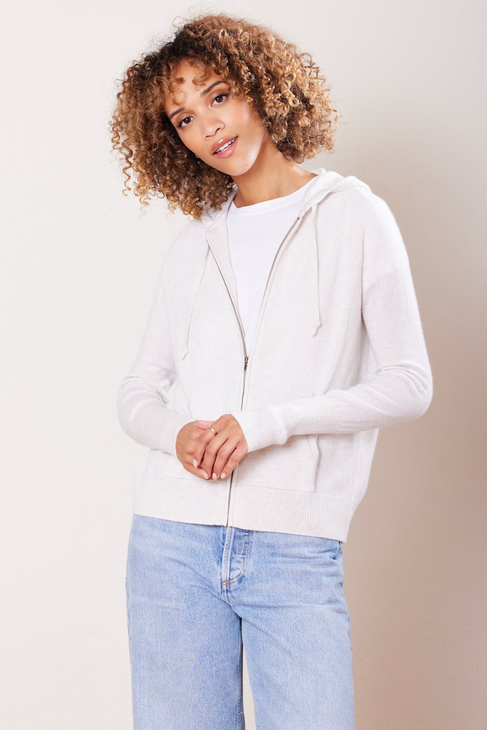 Greyson Cashmere Zip Hoodie - Not Monday