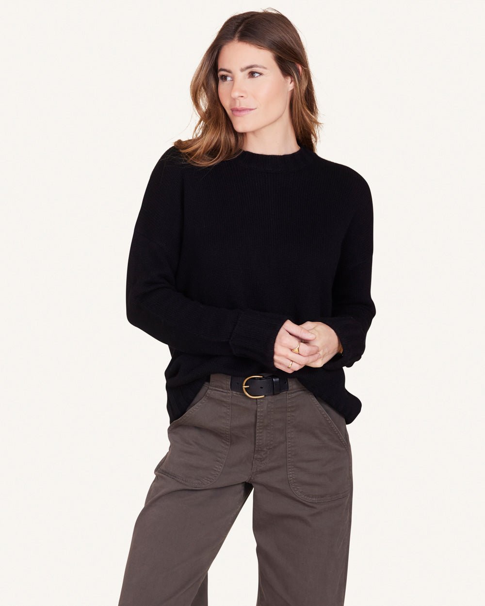 Mila Cashmere Crewneck Sweater - Not Monday