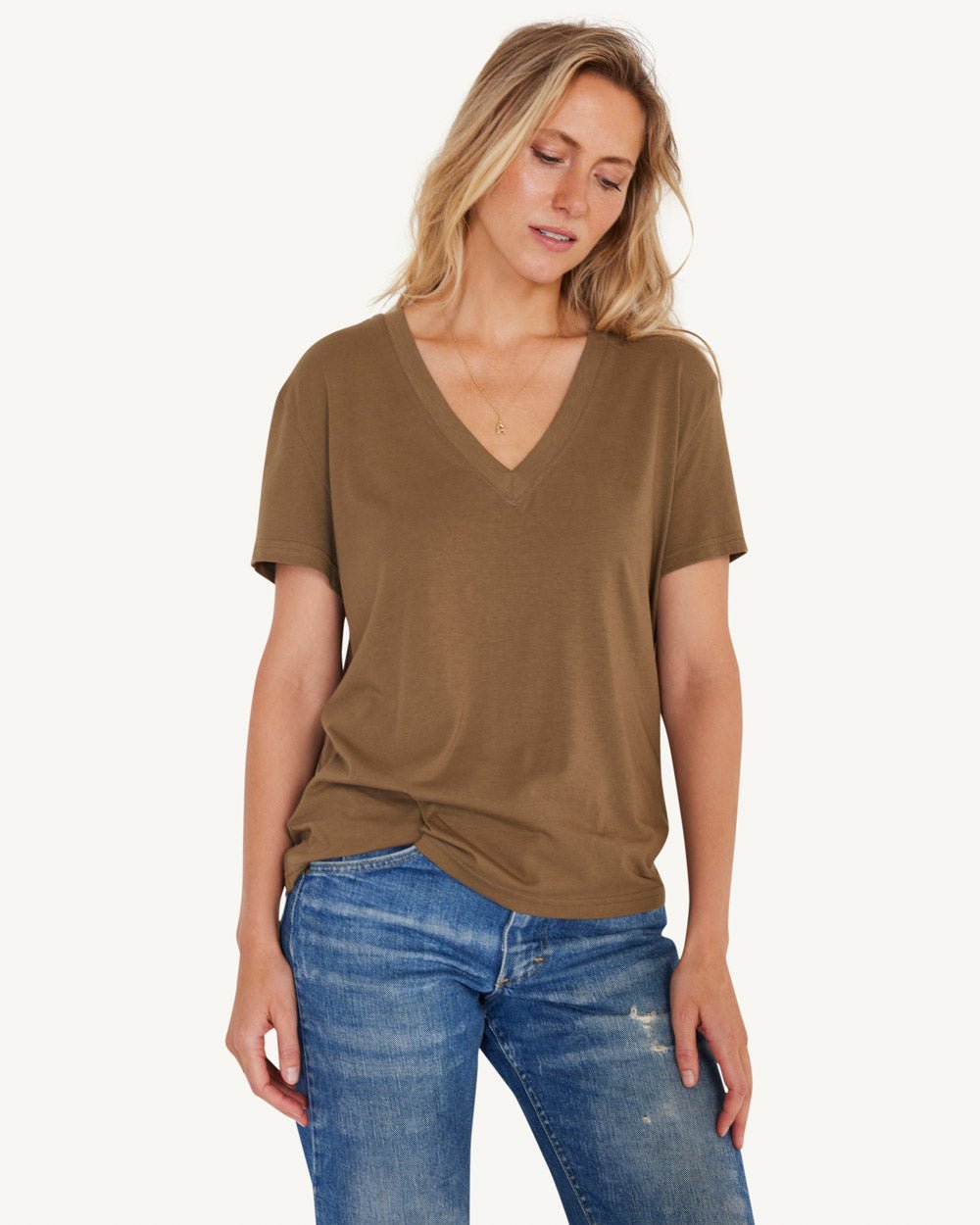 Monroe V - neck Tee - Not Monday