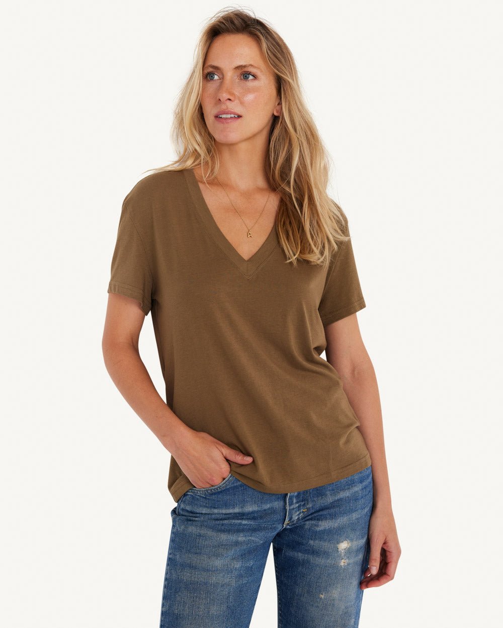 Monroe V - neck Tee - Not Monday