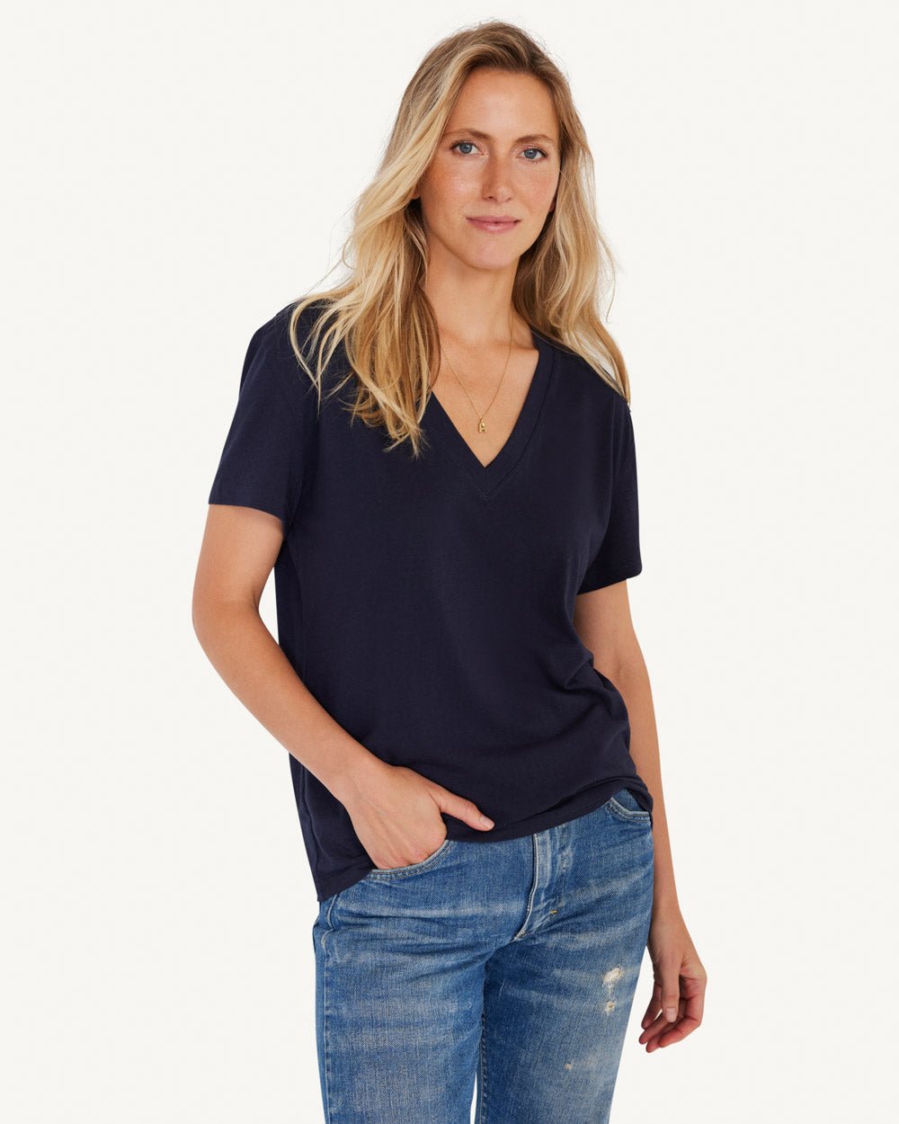 Monroe V - neck Tee - Not Monday