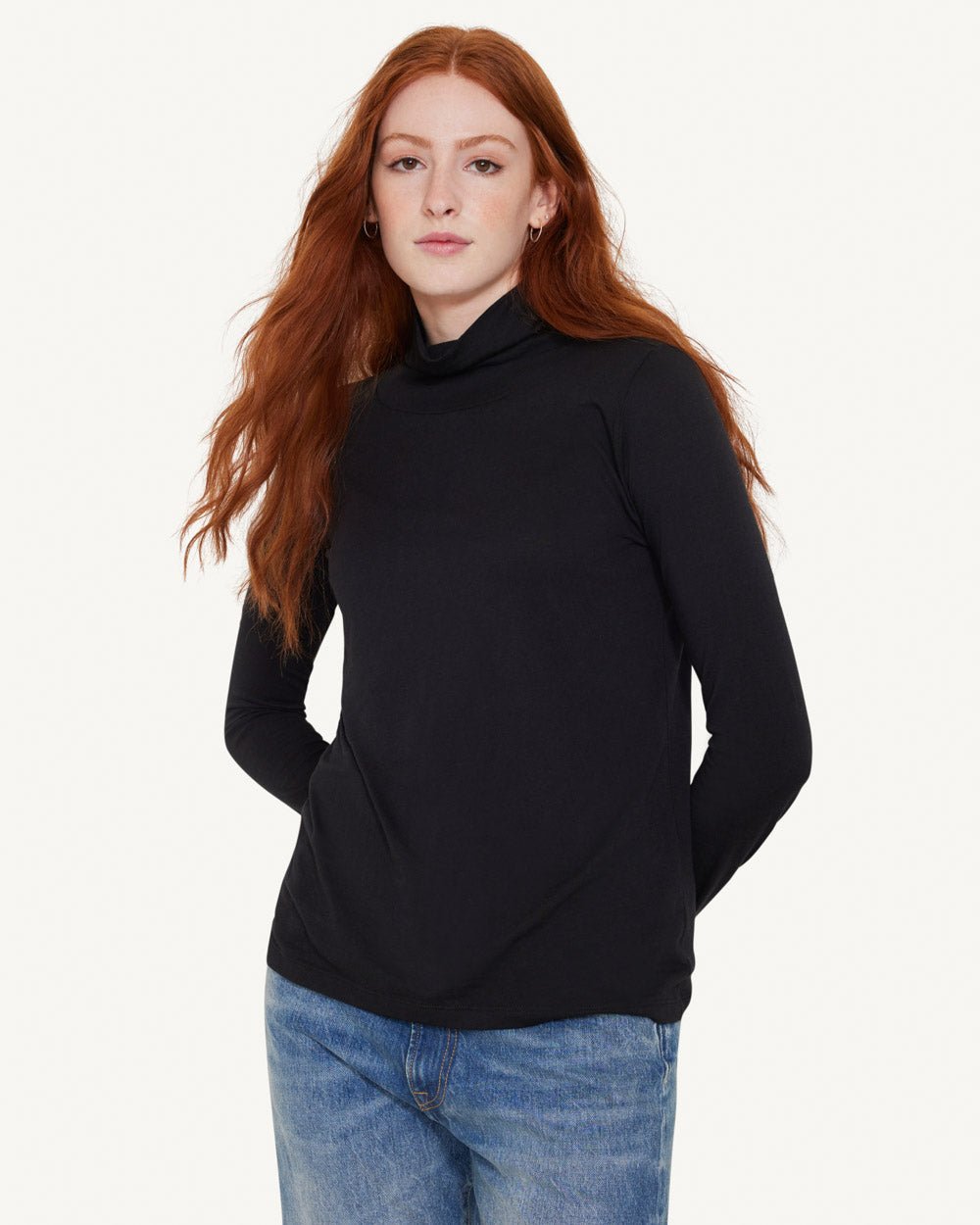 Paige Turtleneck Tee - Not Monday