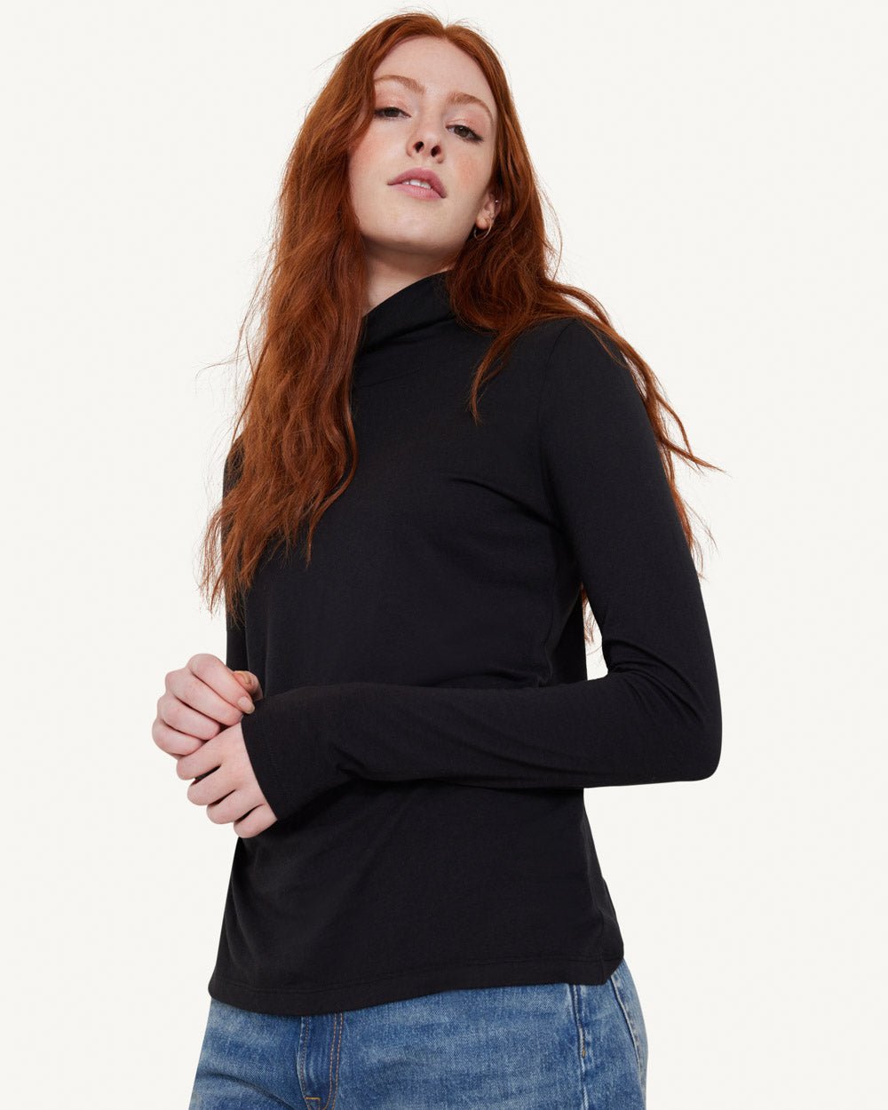 Paige Turtleneck Tee - Not Monday