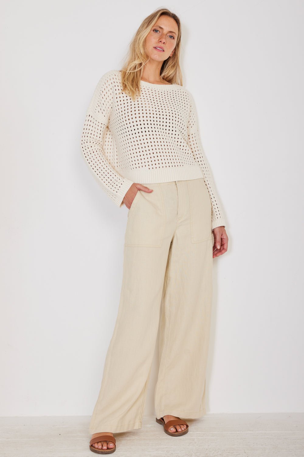 Serena Linen Pant - Not Monday