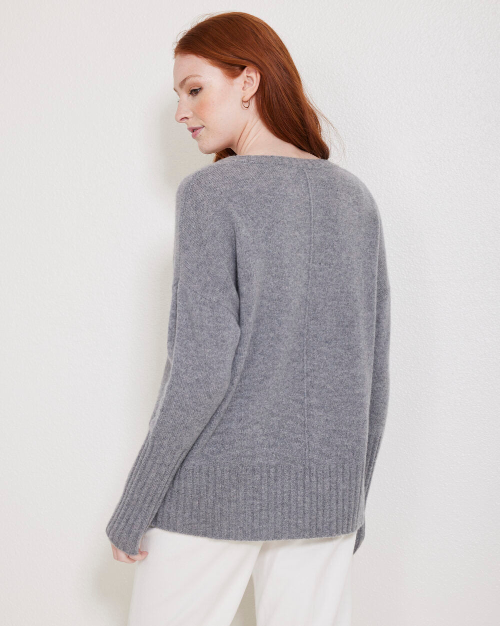 
                  
                    Ella Cashmere V-neck Sweater - Not Monday
                  
                