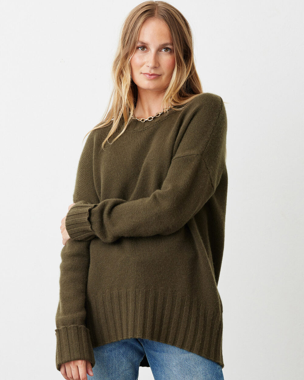 
                  
                    Mila Cashmere Crewneck Sweater - Not Monday
                  
                