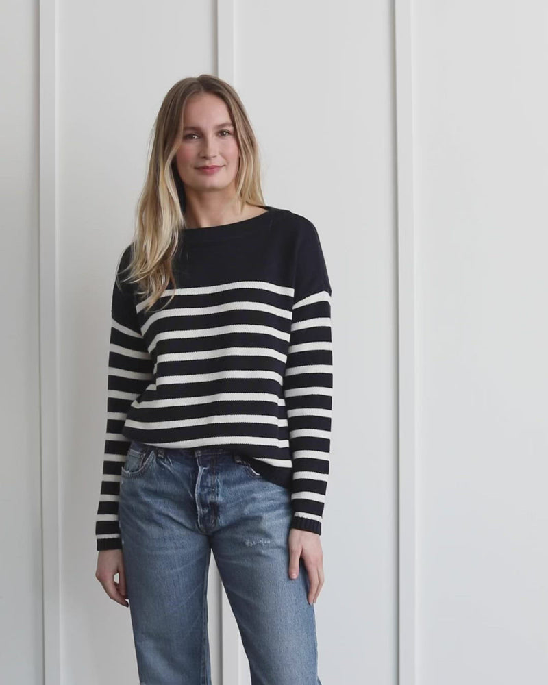 
                  
                    Load and play video in Gallery viewer, Piper Stripe Pullover
                  
                