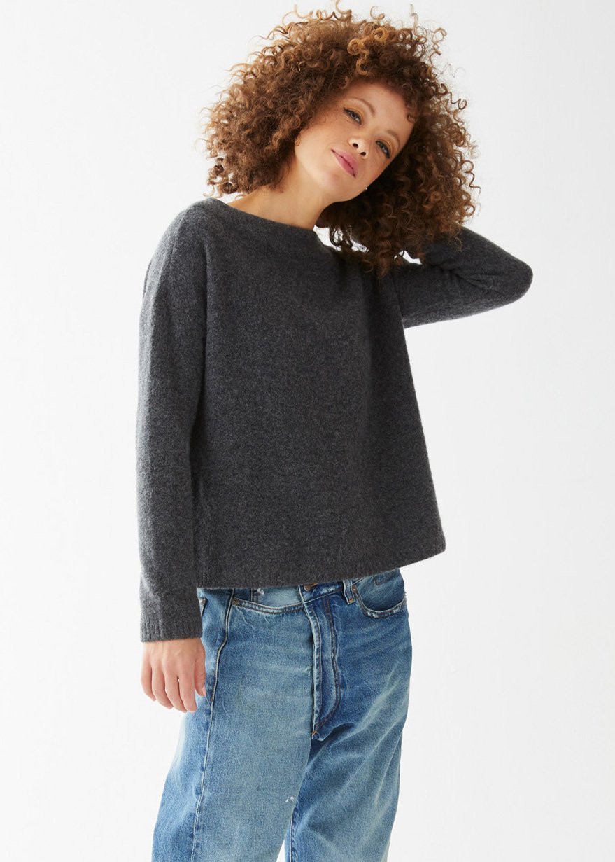 Audrey Pullover Charcoal - Not Monday
