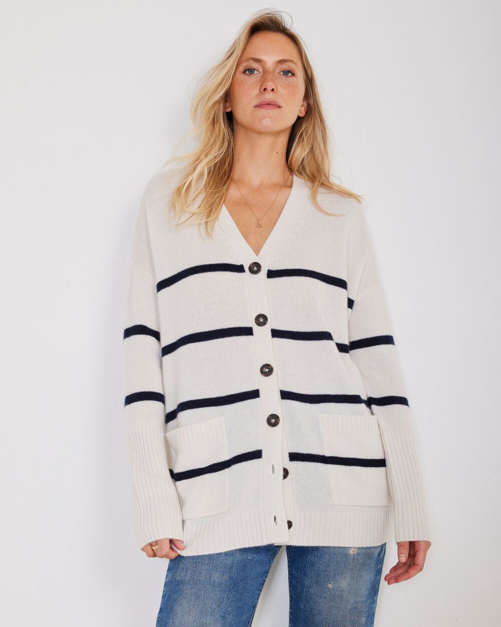Campbell Cashmere Cardigan - Not Monday