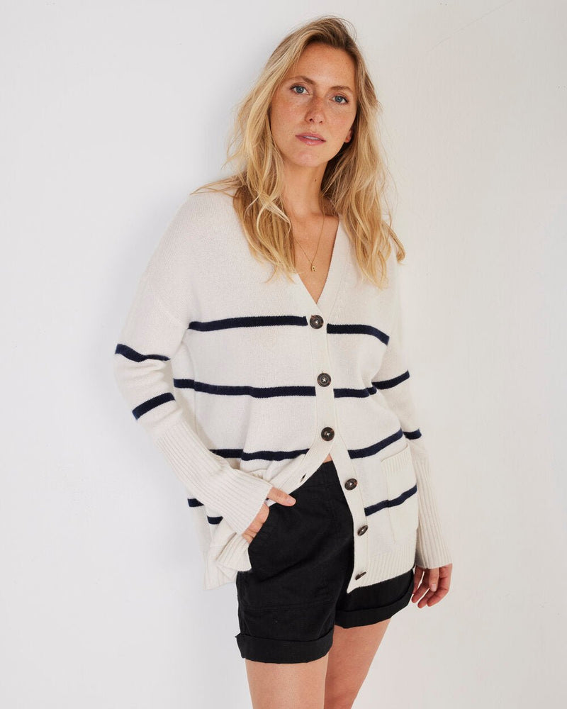 Campbell Cashmere Cardigan - Not Monday