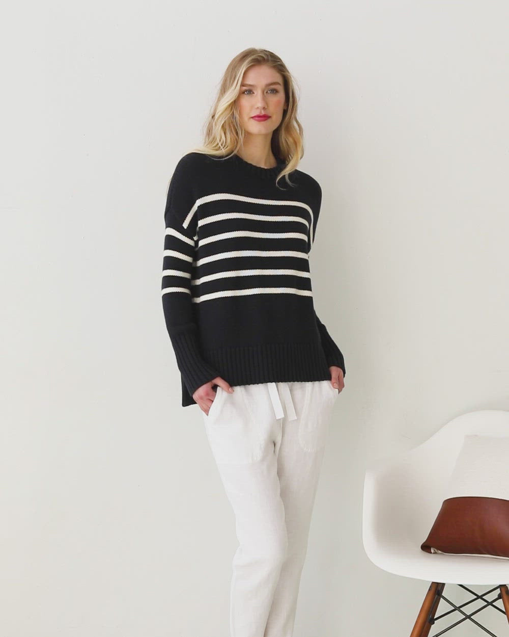 
                  
                    Load and play video in Gallery viewer, Camden Stripe Crewneck
                  
                