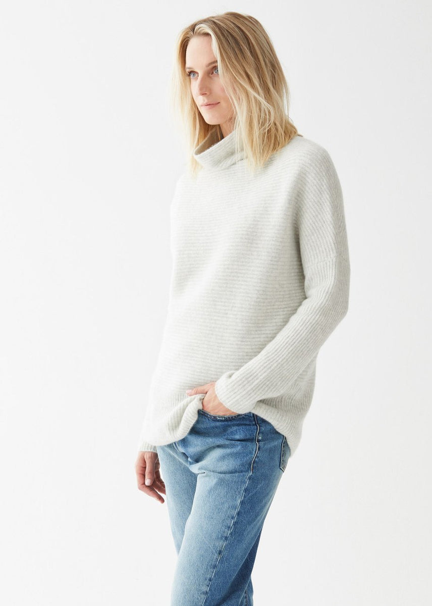 Grace Turtleneck Cloud Heather – Not Monday