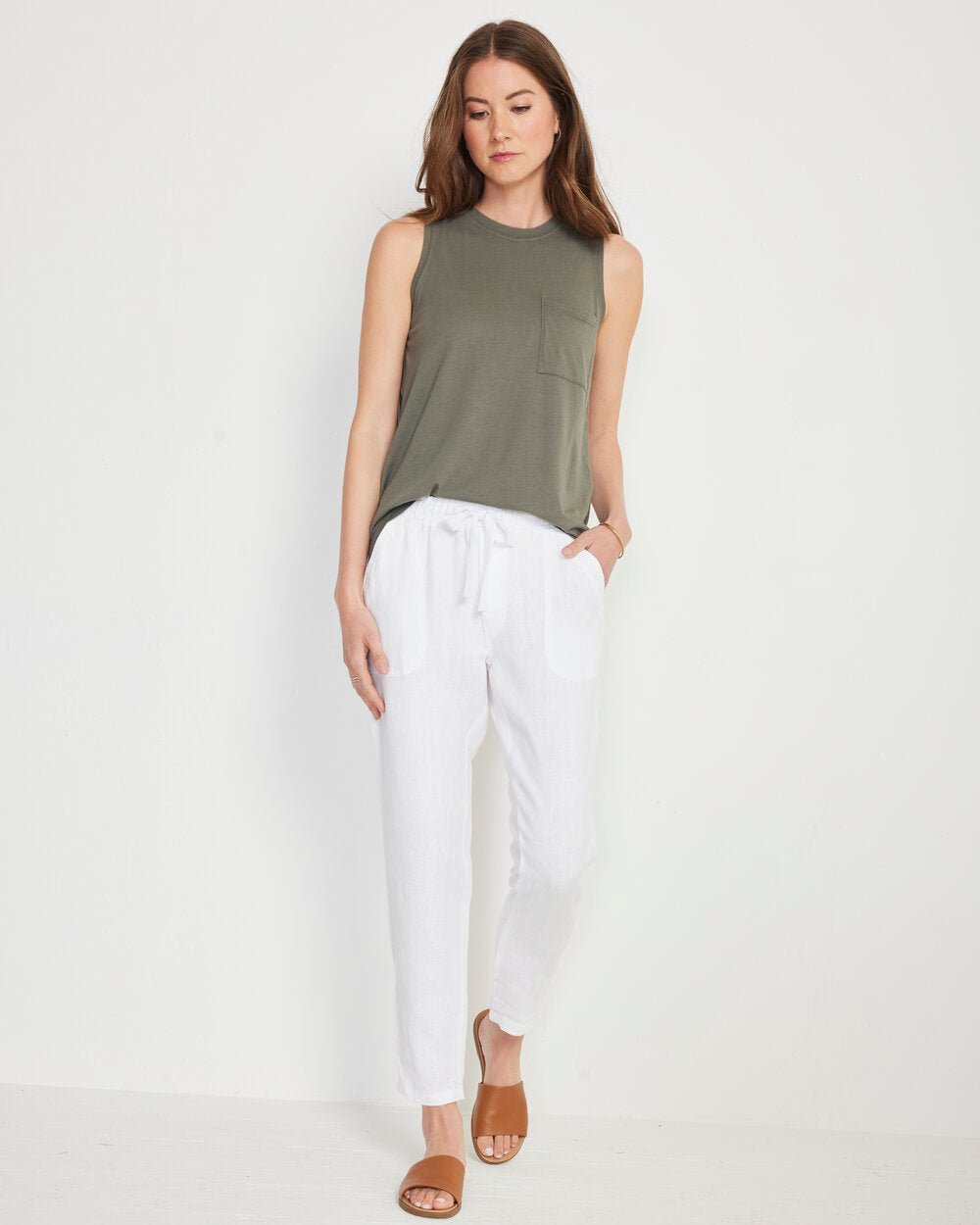 Tatum Linen Pant - Not Monday